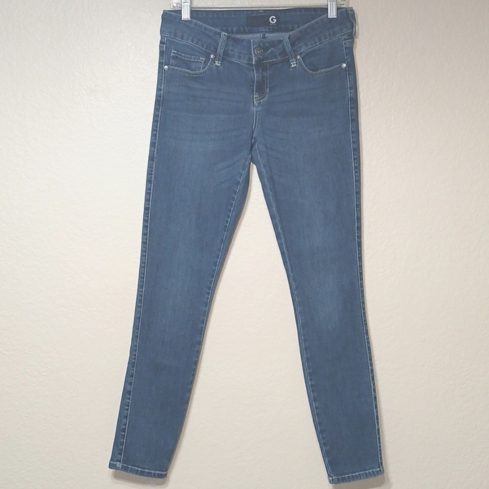 BO-31--Guess Low-Rise Dark Blue Skinny Jeans